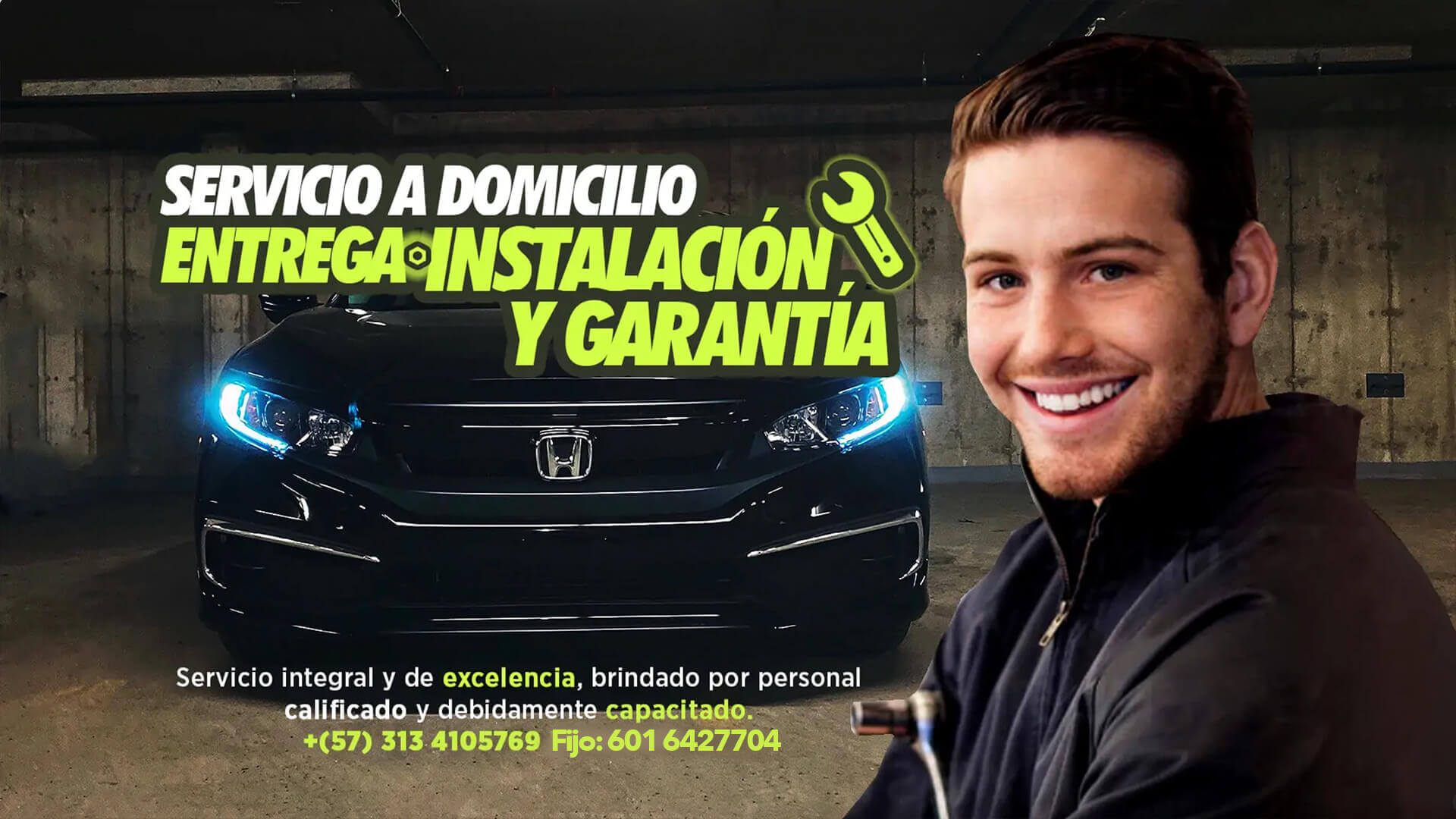 Instalación de baterías de carro. Servicio a domicilio Energy Battery